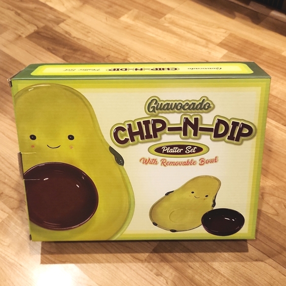 Avacado Chip & Dip set - Picture 2 of 6